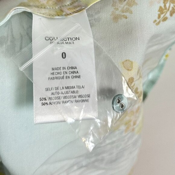 FAVORITE DAUGHTER The Vineyard Floral Print Maxi Dress in Sky Blue Size US 0 - Picture 10 of 13